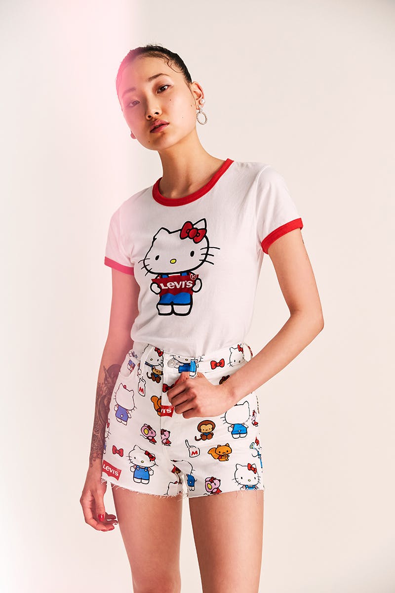 levi's x hello kitty hoodie